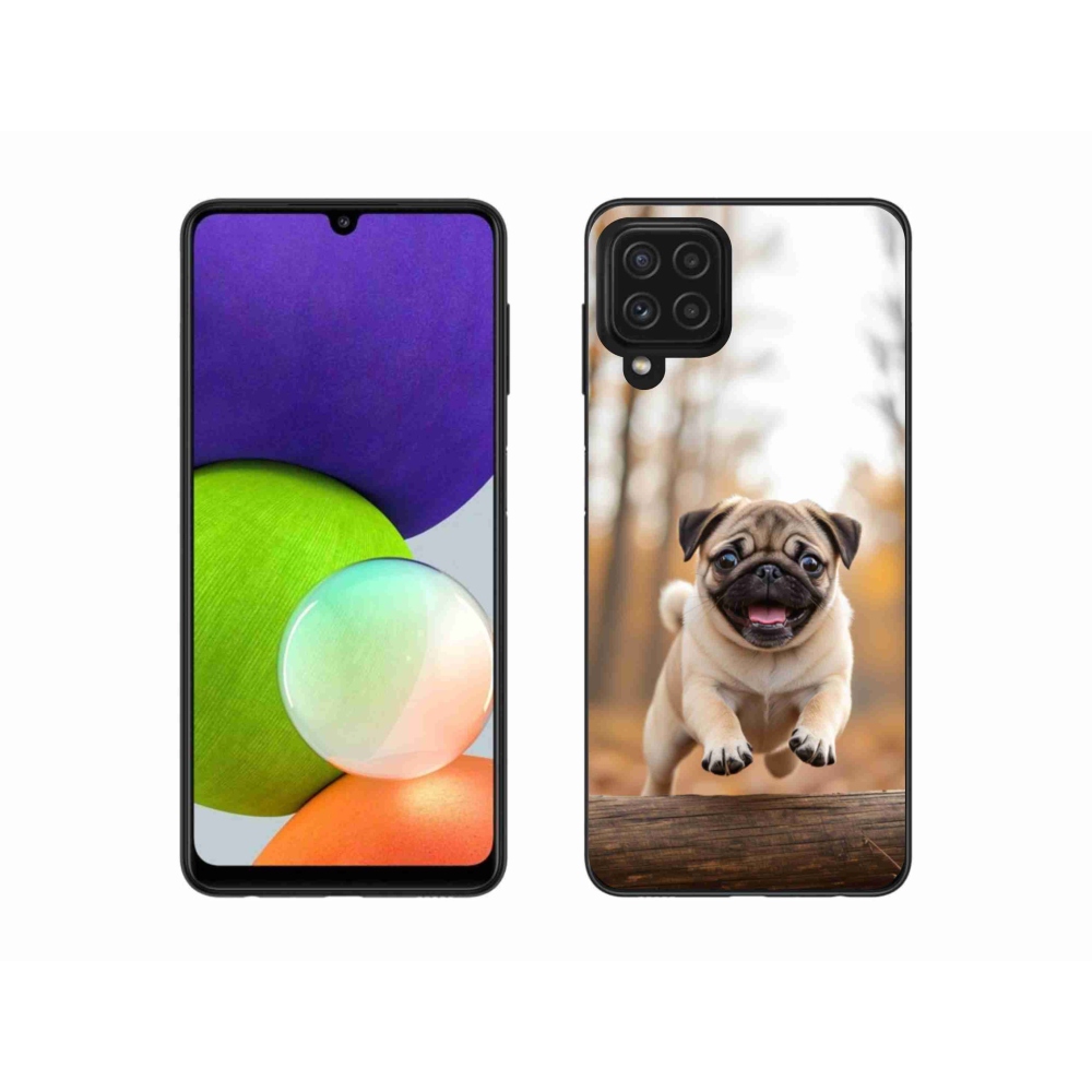 Gél védőhuzat mmCase Samsung Galaxy A22 4G - mopsz 2