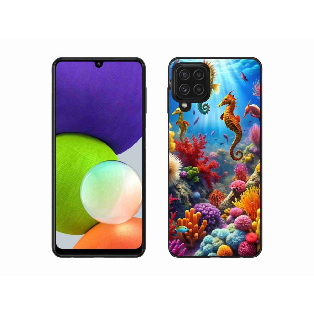 Zselés borítás mmCase Samsung Galaxy A22 4G - Sea World 3