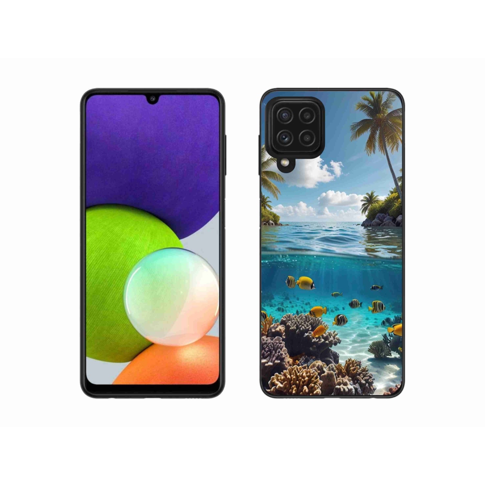 Zselés borítás mmCase Samsung Galaxy A22 4G - Sea World 4