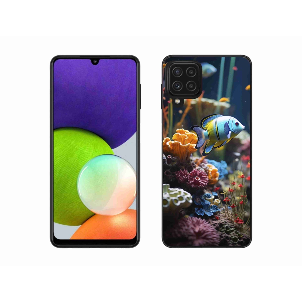 Gél védőburkolat mmCase Samsung Galaxy A22 4G - Sea World 5
