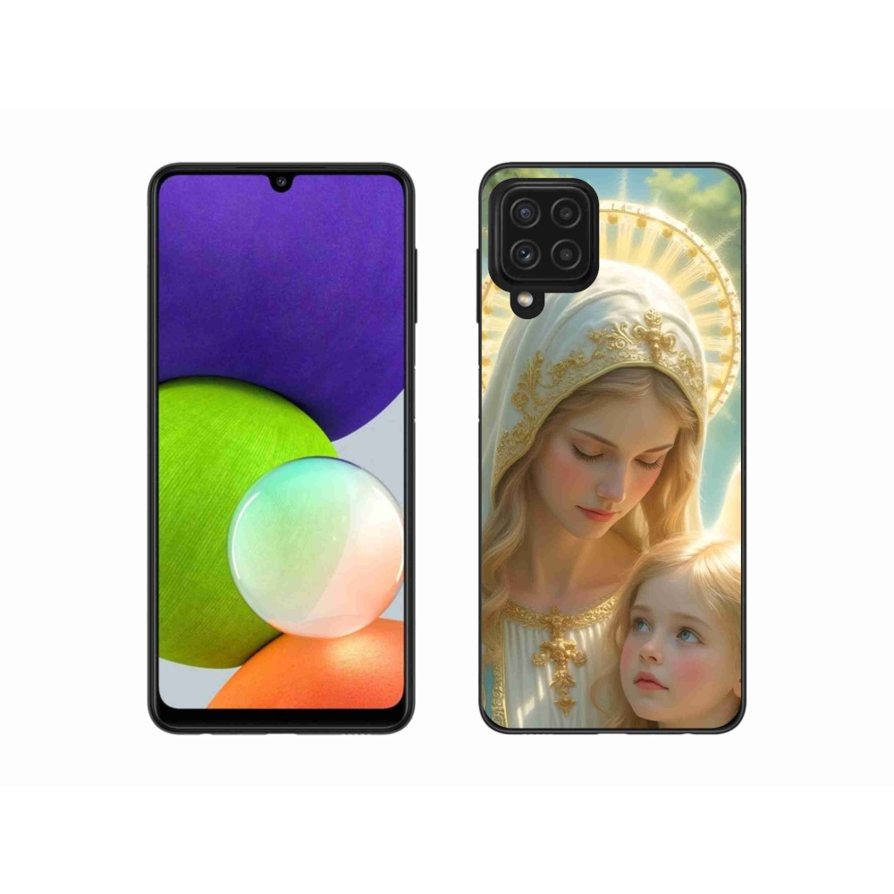 Gél borítás mmCase Samsung Galaxy A22 4G - vallási motívum 2