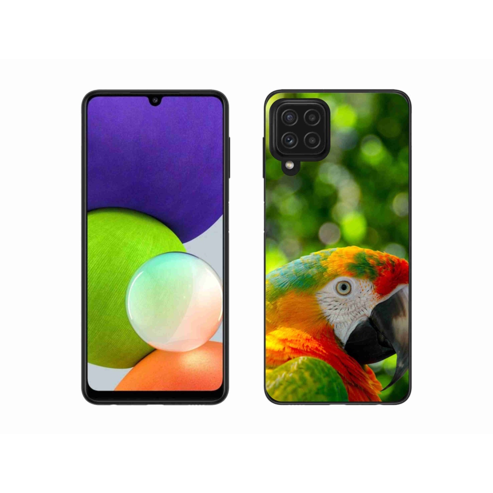 Gél borítás mmCase Samsung Galaxy A22 4G - papagáj ara 3