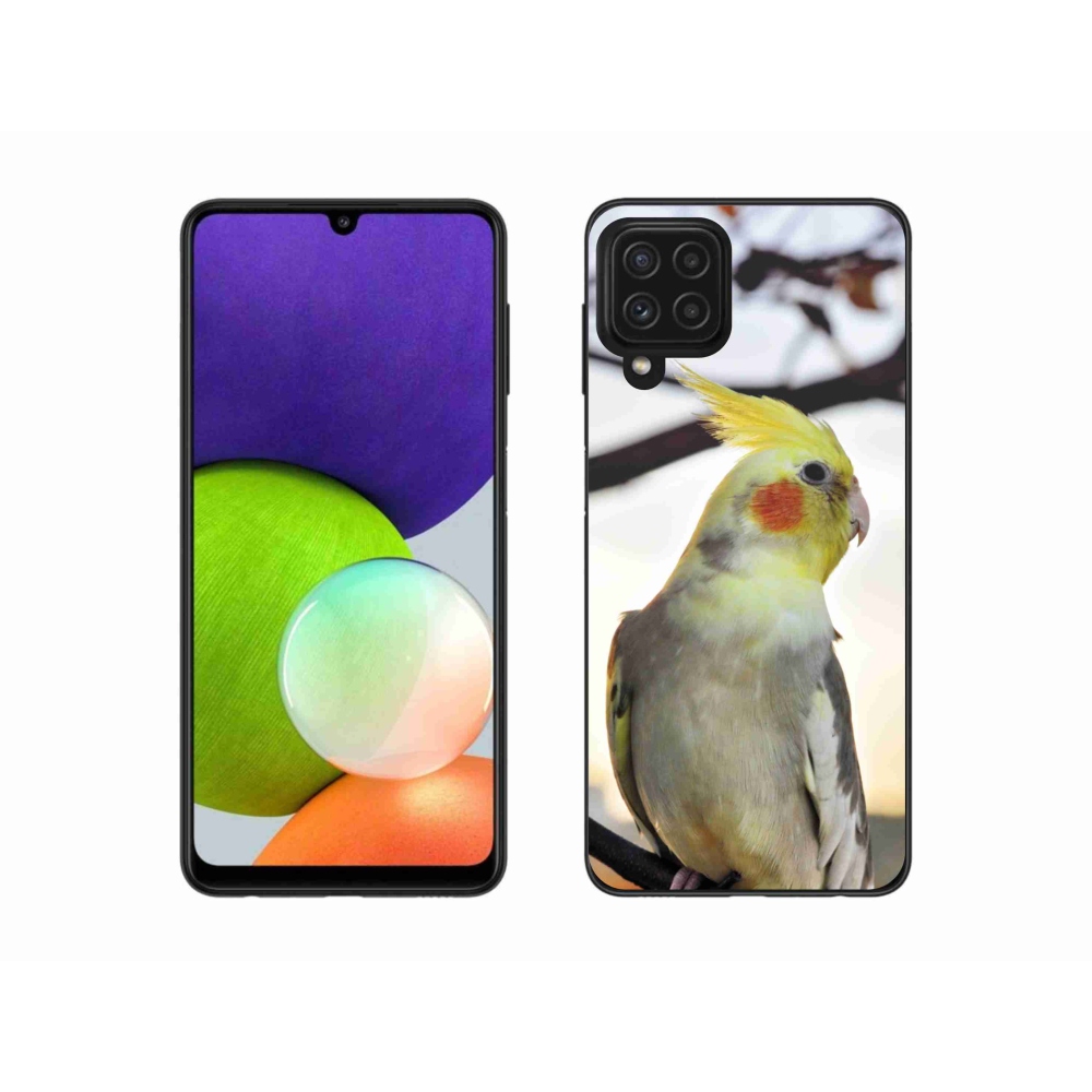 Gél borítás mmCase Samsung Galaxy A22 4G - papagáj korela