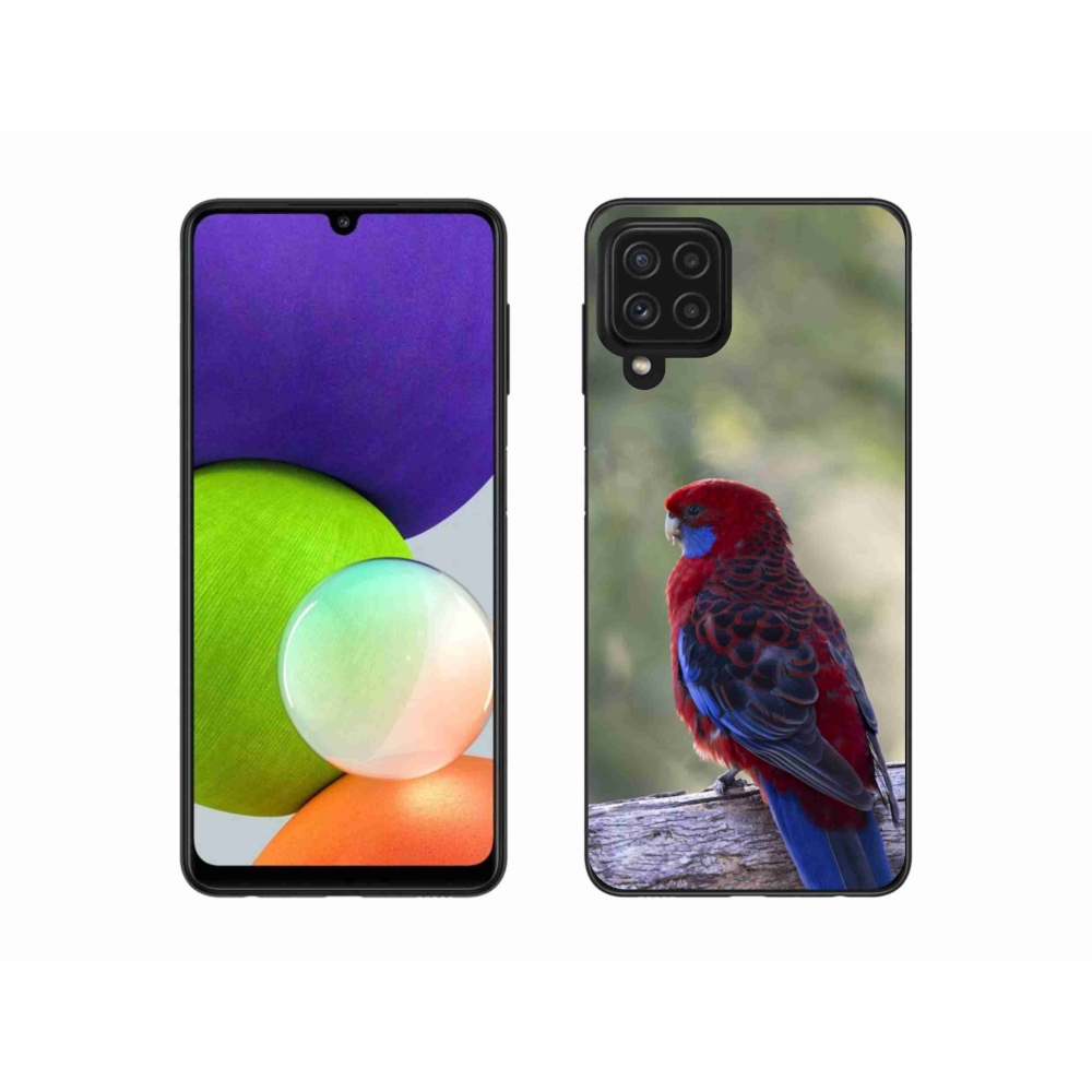 Gél borítás mmCase Samsung Galaxy A22 4G - papagáj rosela