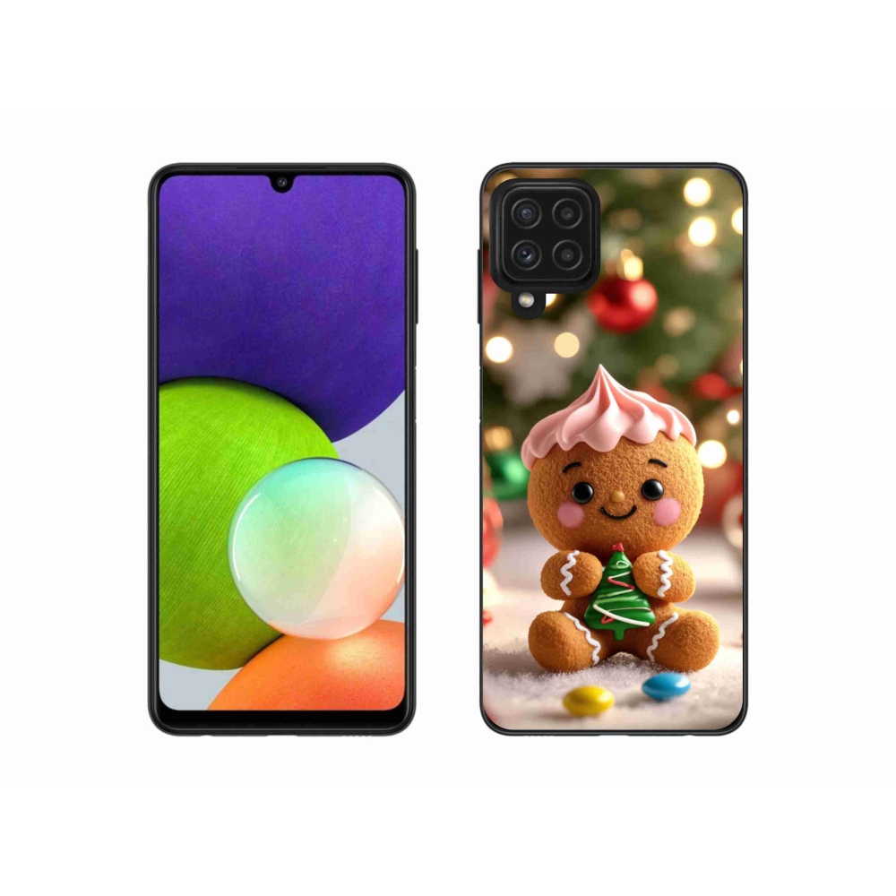 Gél borítás mmCase Samsung Galaxy A22 4G - mézeskalácshoz