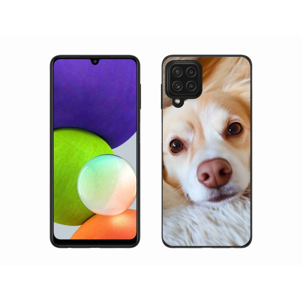 Gél borítás mmCase Samsung Galaxy A22 4G - Aranyos csivava - Samsung Galaxy A22 4G - Cuki csivava
