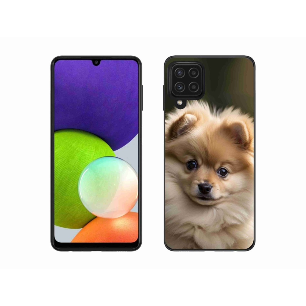 Gél borítás mmCase Samsung Galaxy A22 4G - aranyos pomerániai 2