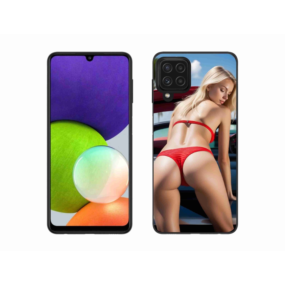 Gél borítás mmCase Samsung Galaxy A22 4G - szexi nő 2