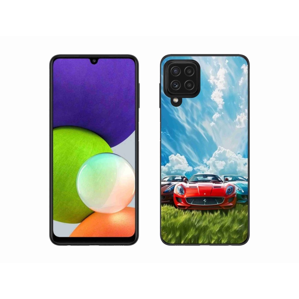 Gél borítás mmCase Samsung Galaxy A22 4G - sportkocsikhoz