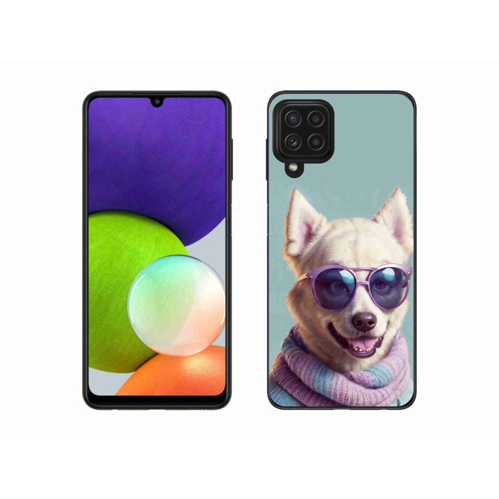 Gél védőhuzat mmCase Samsung Galaxy A22 4G - stílusos német fűszeres