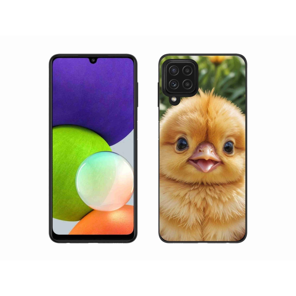 Gél borítás mmCase Samsung Galaxy A22 4G - boldog csaj - Samsung Galaxy A22 4G - boldog csaj