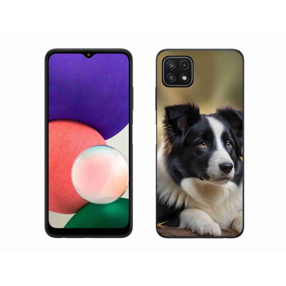 Gél borító mmCase Samsung Galaxy A22 5G - border colie 2
