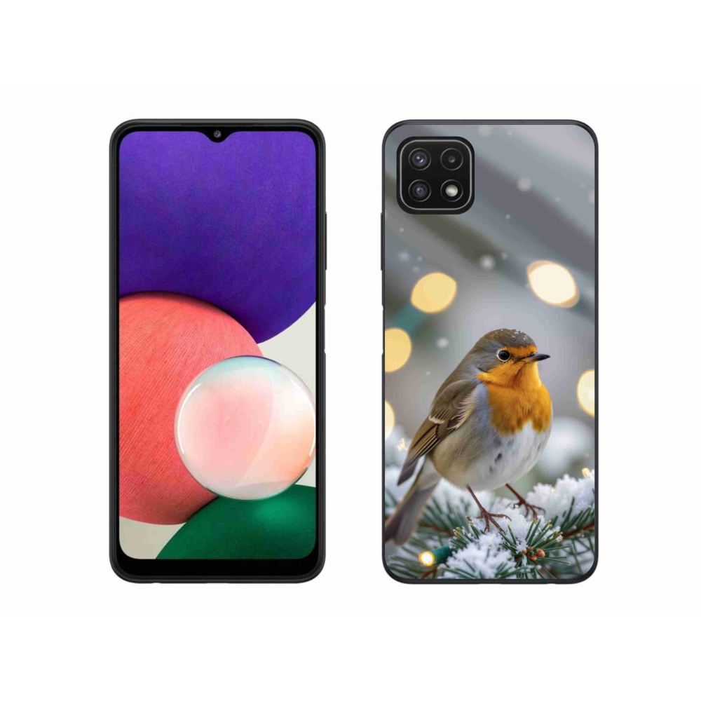Gél borítás mmCase Samsung Galaxy A22 5G - téli pír