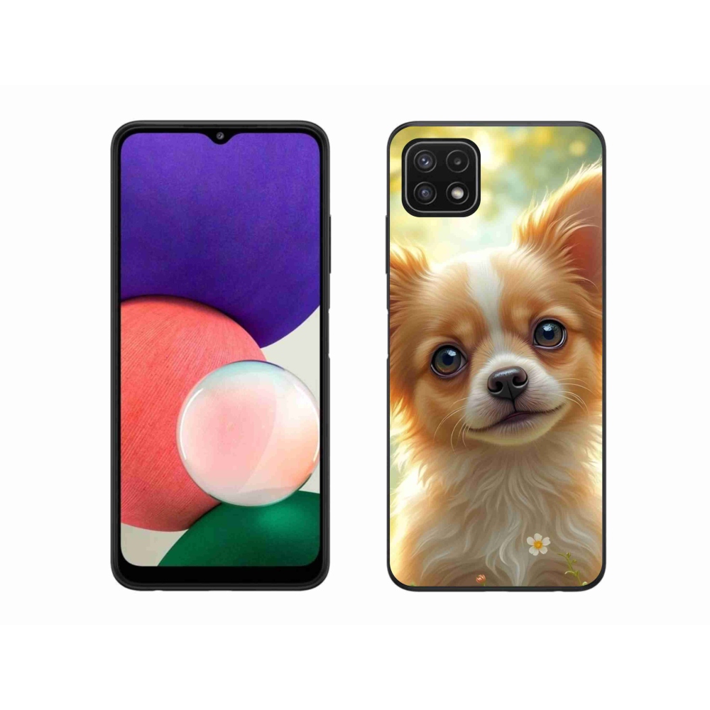 Gél borítás mmCase Samsung Galaxy A22 5G - chihuahua 5