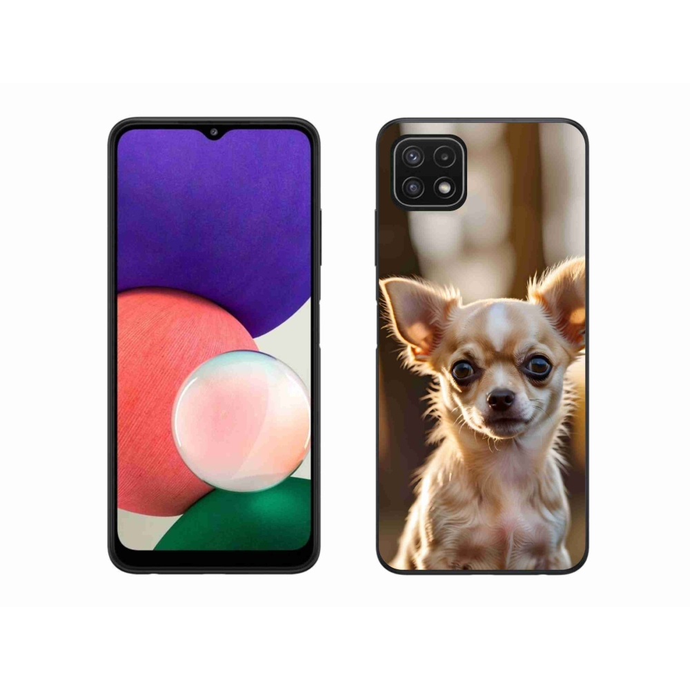 Gél borítás mmCase Samsung Galaxy A22 5G - chihuahua 6