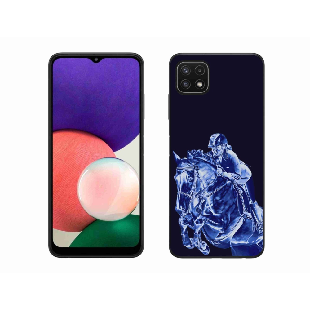 Zselés borítás mmCase Samsung Galaxy A22 5G - versenylóhoz