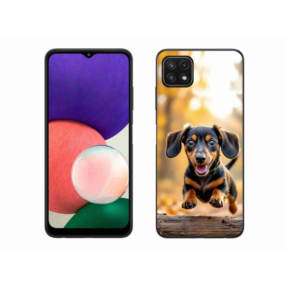 Zselés borítás mmCase Samsung Galaxy A22 5G - tacskó 2