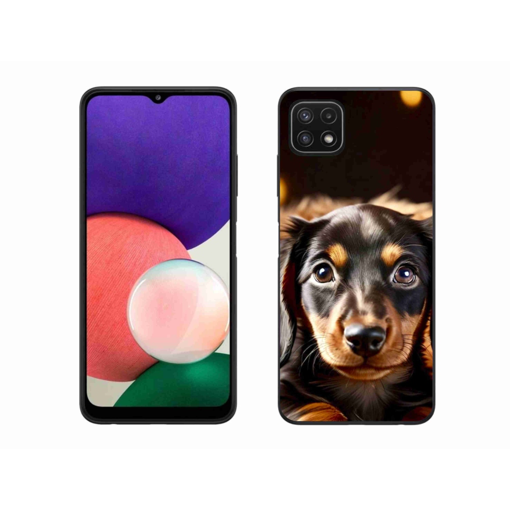 Zselés borítás mmCase Samsung Galaxy A22 5G - tacskóhoz