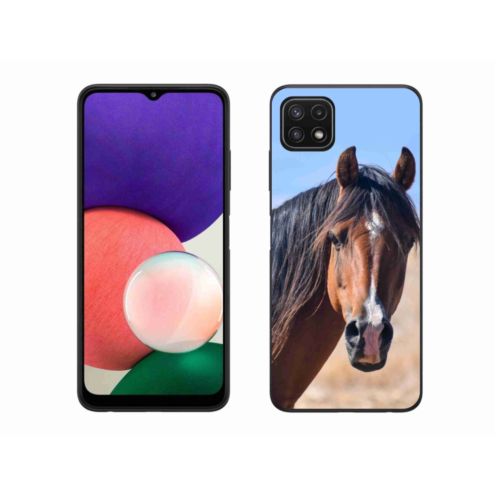 Zselés borítás mmCase Samsung Galaxy A22 5G - nyugodt ló