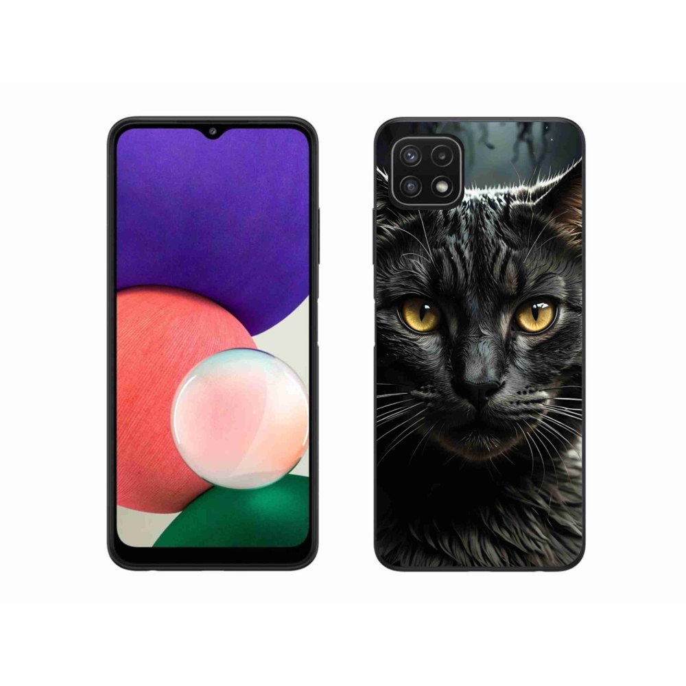 Gél borítás mmCase Samsung Galaxy A22 5G - macskaszem 3