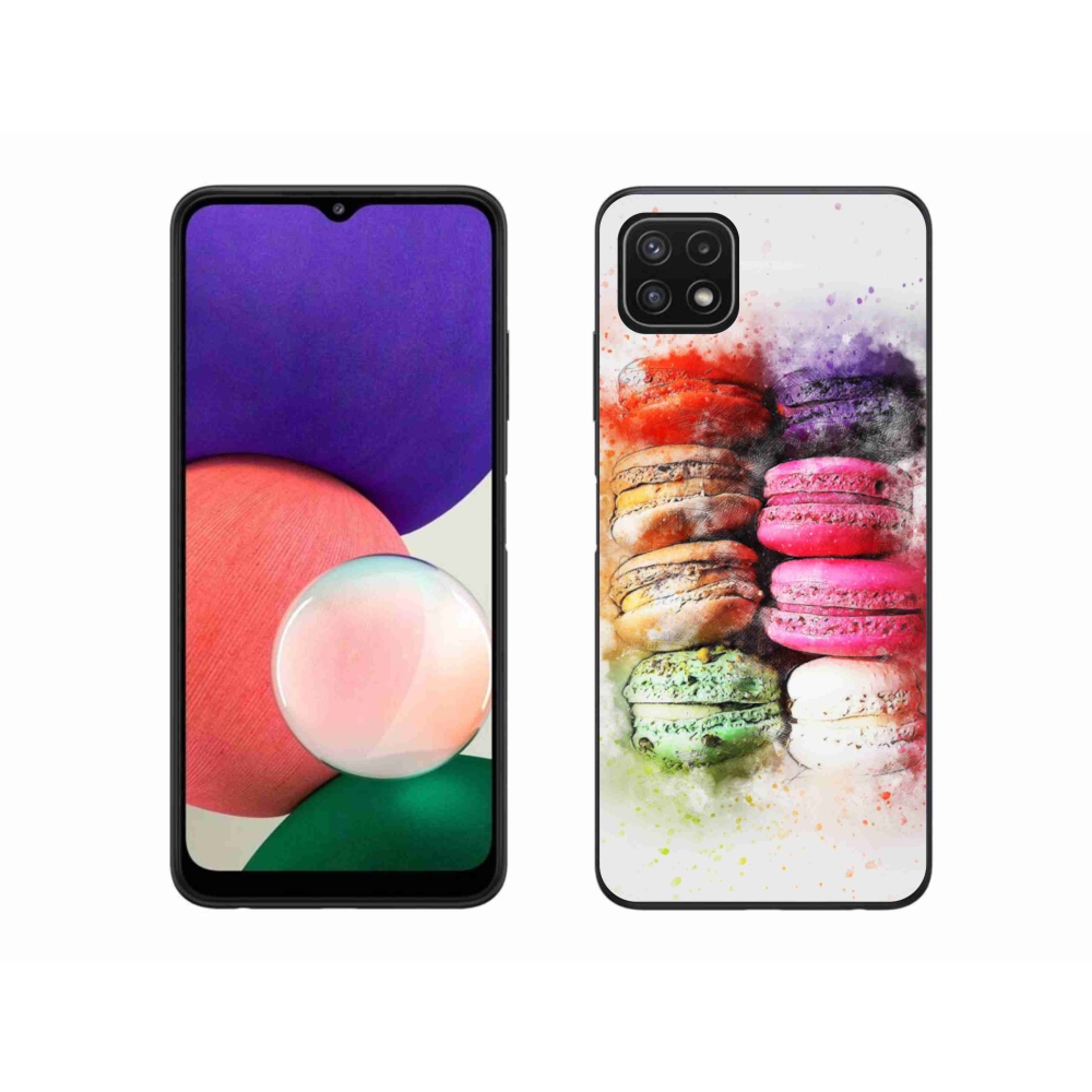 Zselés borítás mmCase Samsung Galaxy A22 5G - makaróni