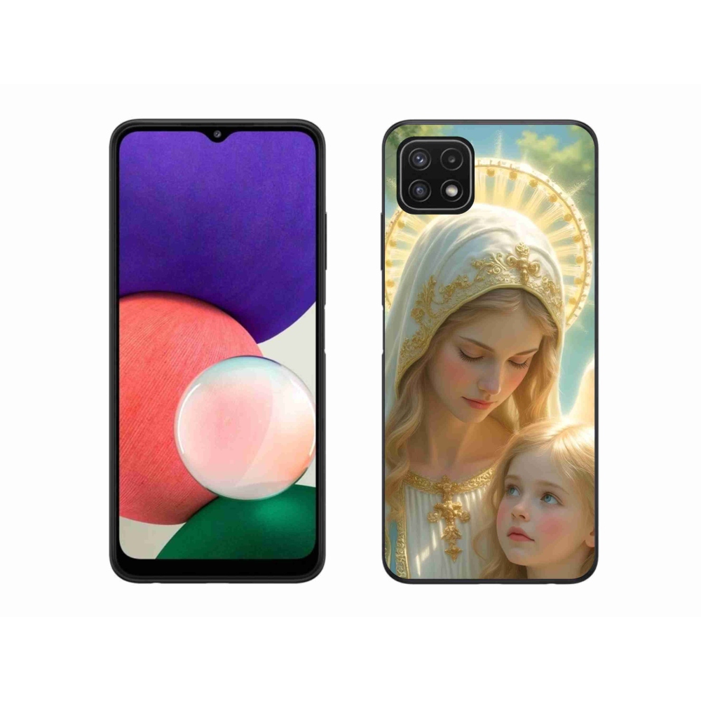 Gél borítás mmCase Samsung Galaxy A22 5G - vallási motívum 2