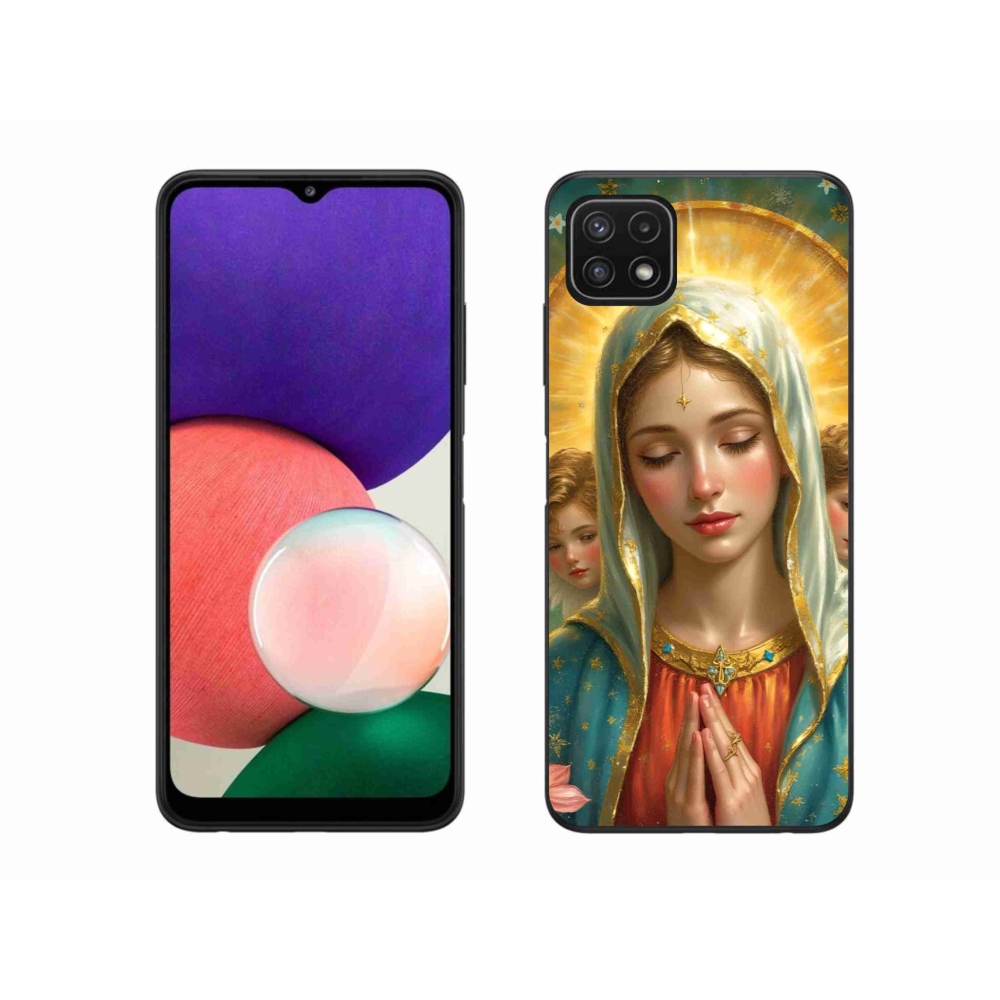 Zselés borítás mmCase Samsung Galaxy A22 5G - vallási motívum 3