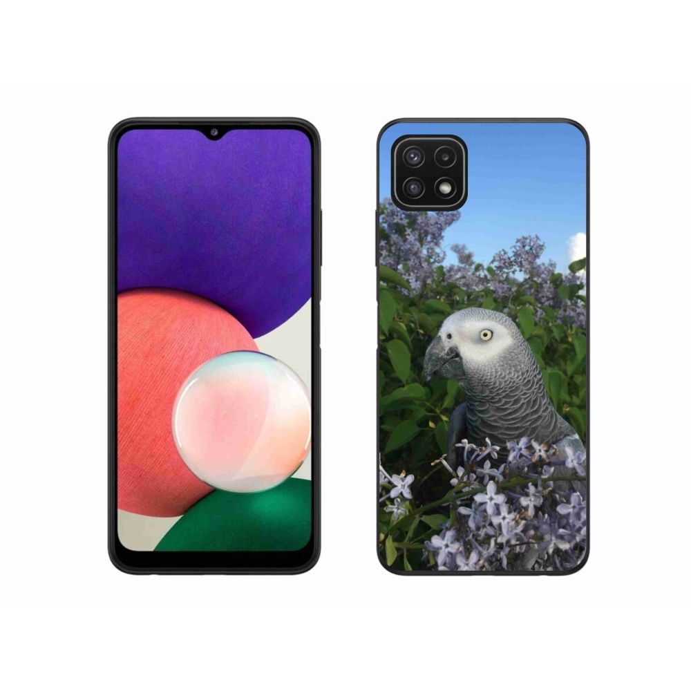 Zselés borítás mmCase Samsung Galaxy A22 5G - papagáj jacco