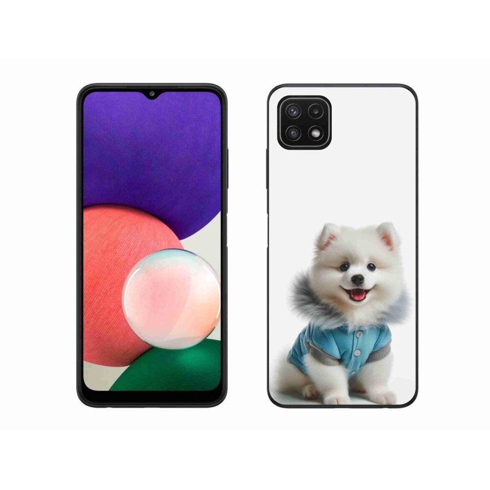 Zselés borítás mmCase Samsung Galaxy A22 5G - pomerániai