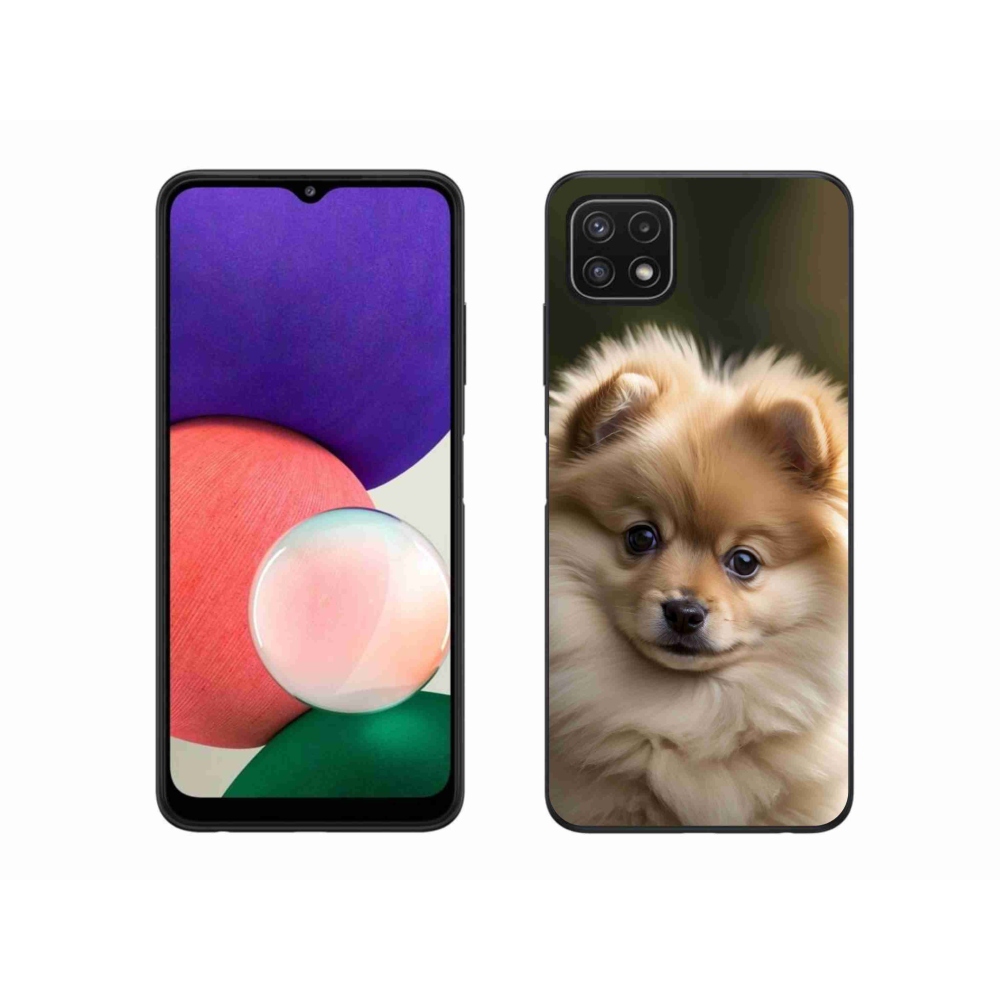 Gél borítás mmCase Samsung Galaxy A22 5G - aranyos pomerániai 2
