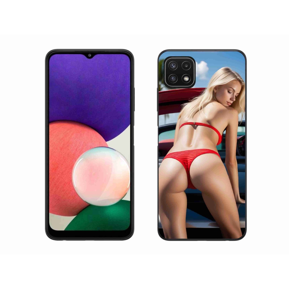Gél borítás mmCase Samsung Galaxy A22 5G - szexi nő 2