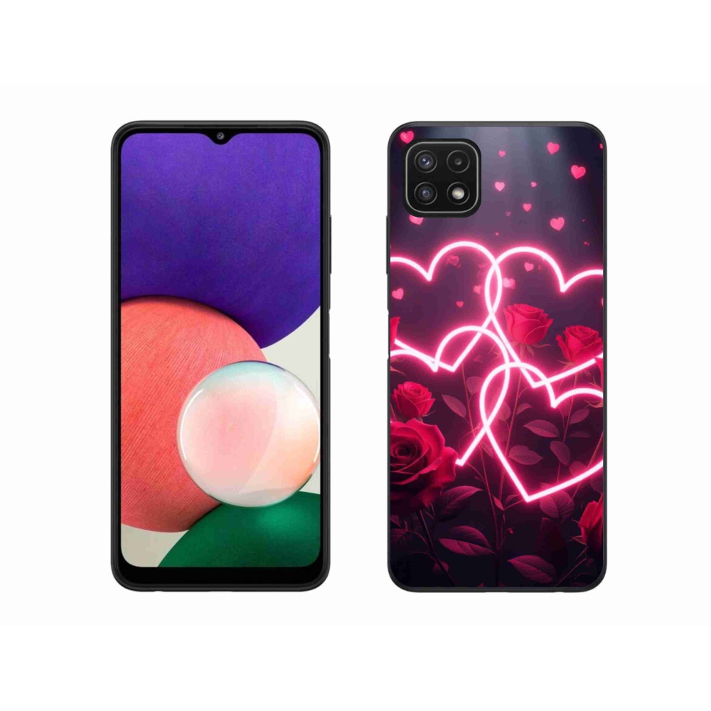 Gél borítás mmCase Samsung Galaxy A22 5G - a szerelem szíve