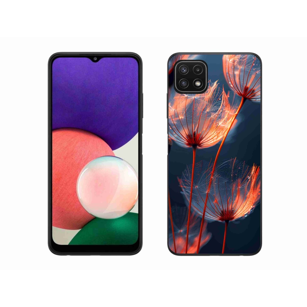 Zselés borítás mmCase Samsung Galaxy A22 5G - világító pehely