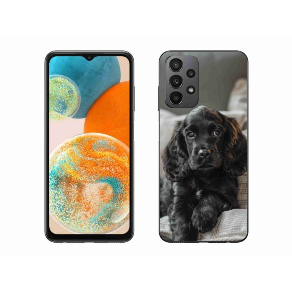 Gél borítás mmCase Samsung Galaxy A23 4G/5G készülékhez - angol cocker spániel