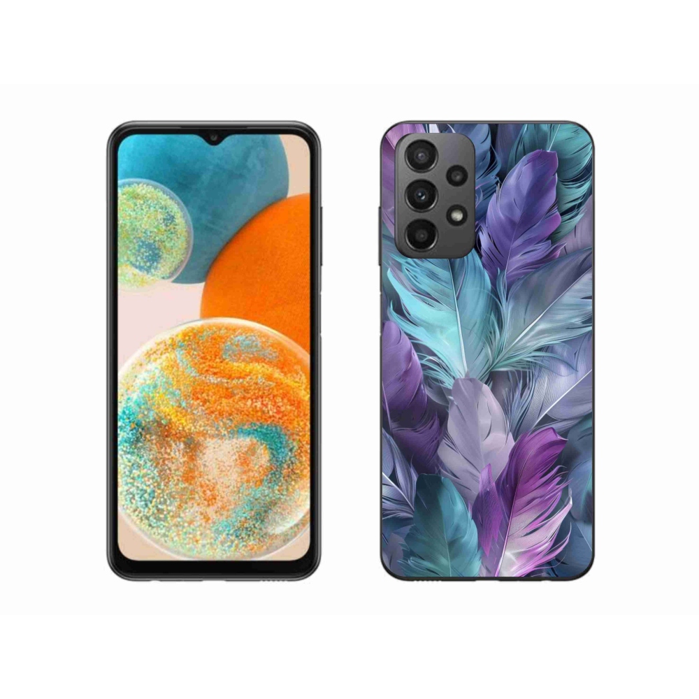 Zselés borítás mmCase Samsung Galaxy A23 4G/5G - színes toll 2