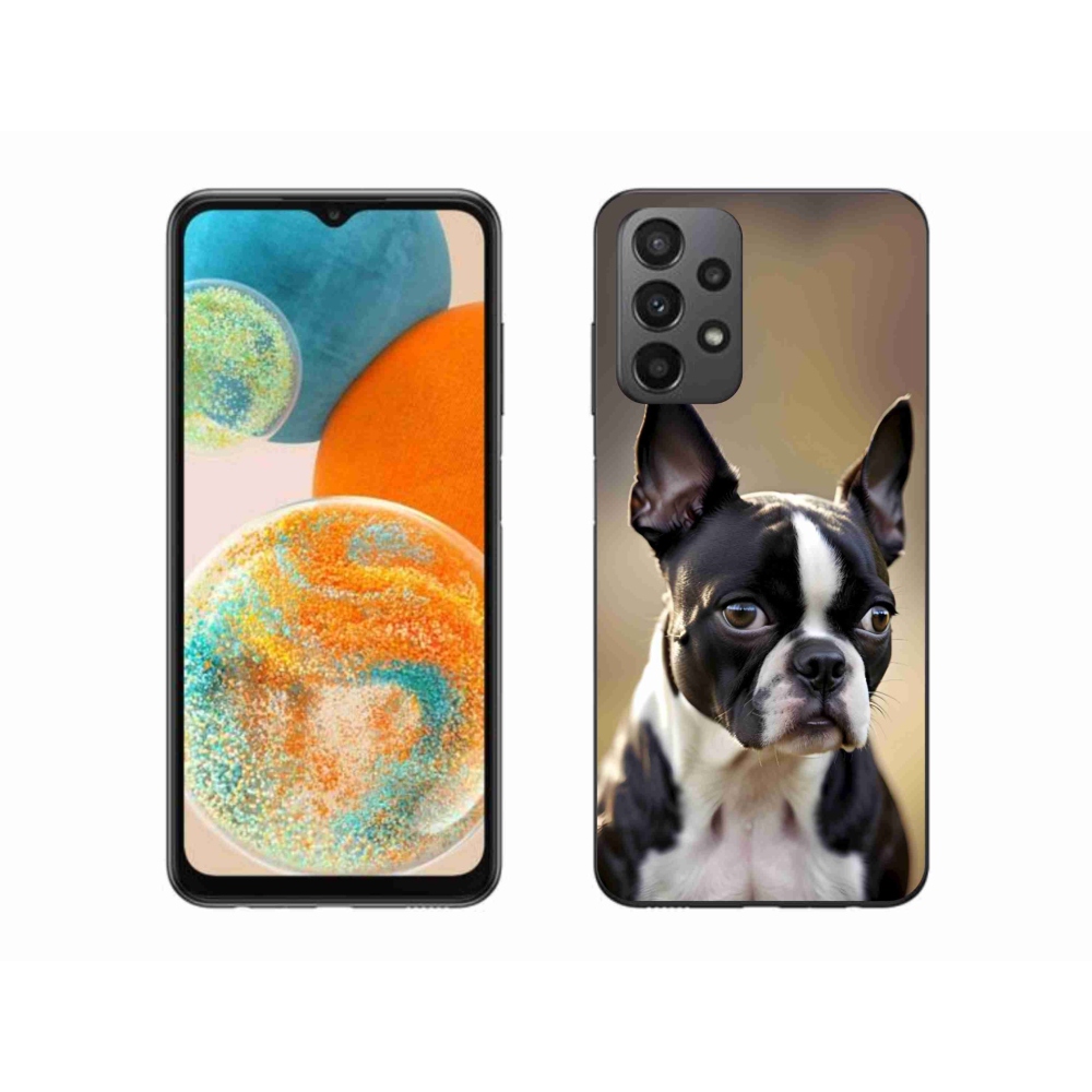 Gél borítás mmCase Samsung Galaxy A23 4G/5G készülékhez - Boston Terrier