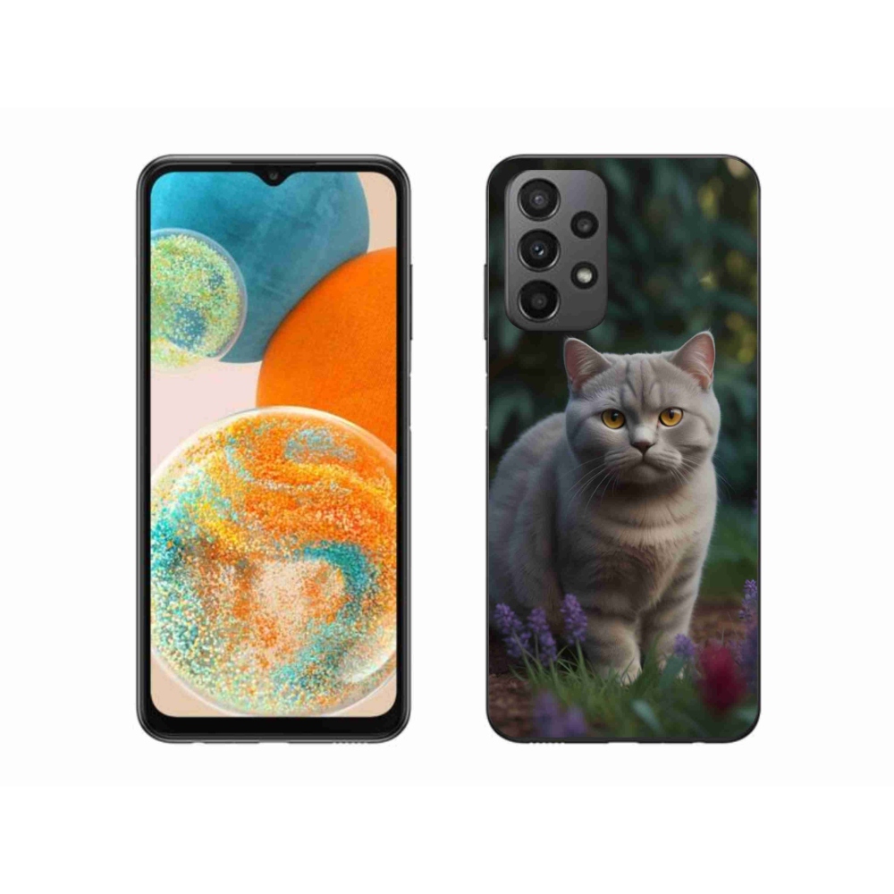 Zselés borítás mmCase Samsung Galaxy A23 4G/5G - brit macska