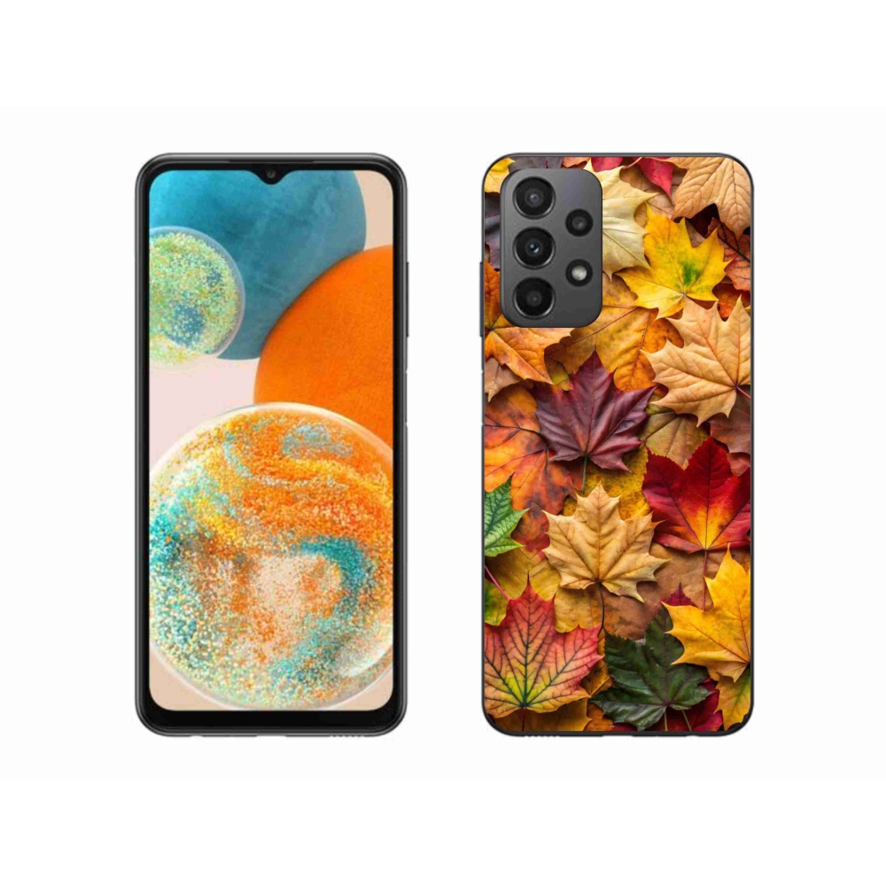 Zselés borítás mmCase Samsung Galaxy A23 4G/5G - juharlevelek 2