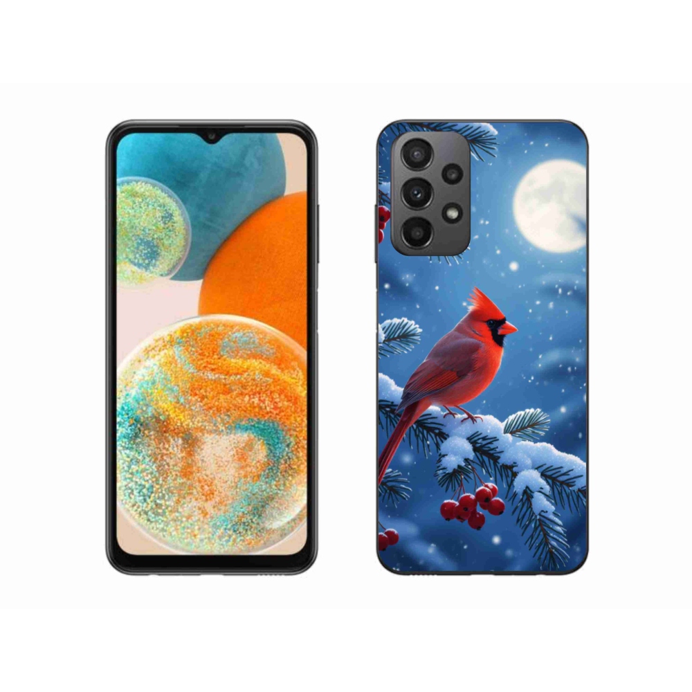 Zselés borítás mmCase Samsung Galaxy A23 4G/5G készülékhez - kardinálpiros színű
