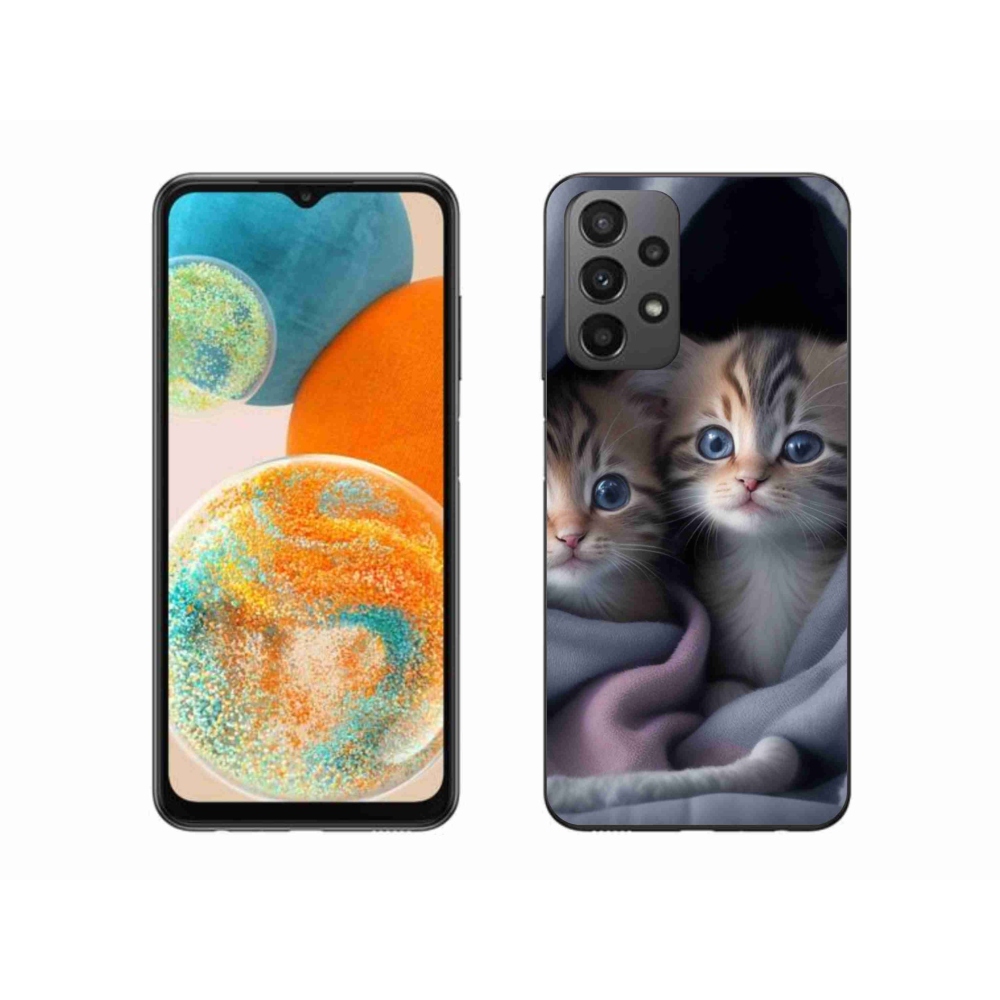 Gél védőburkolat mmCase Samsung Galaxy A23 4G/5G - cat duo 2 -hoz