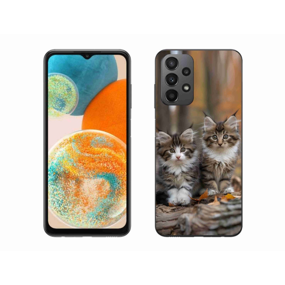 Gél védőburkolat mmCase Samsung Galaxy A23 4G/5G - cat duo 3