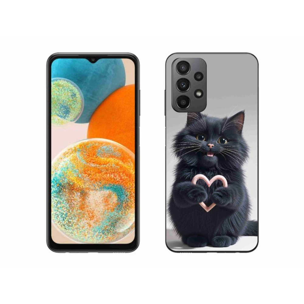 Gél borítás mmCase Samsung Galaxy A23 4G/5G - macskaszerelem 3