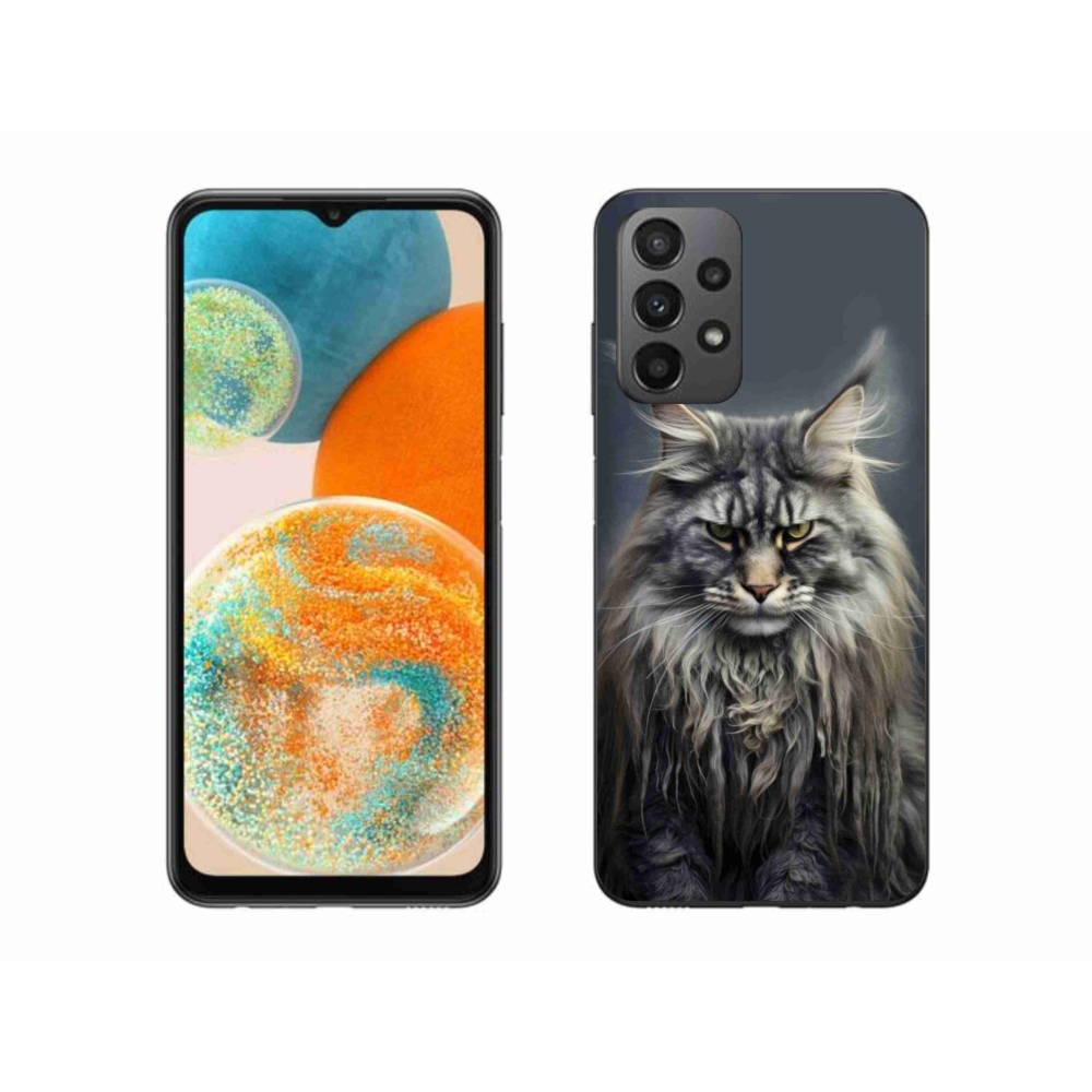 Gél borítás mmCase Samsung Galaxy A23 4G/5G - macskaszem nézet 4