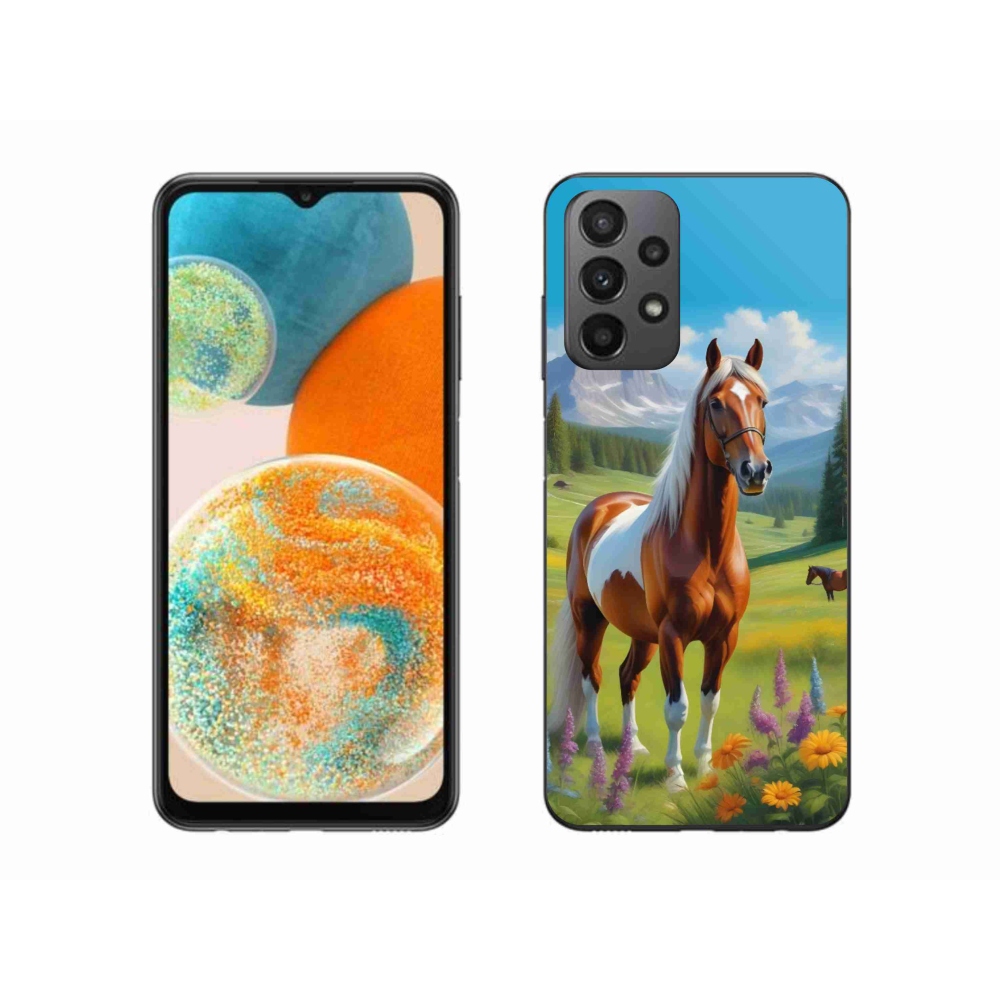 Zselés borítás mmCase Samsung Galaxy A23 4G/5G - ló a réten