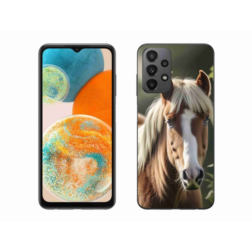 Zselés borítás mmCase Samsung Galaxy A23 4G/5G készülékhez - ló könnyű sörénnyel