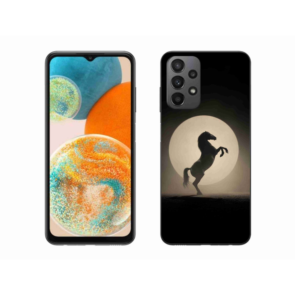 Zselés borítás mmCase Samsung Galaxy A23 4G/5G készülékhez - ló sziluettben