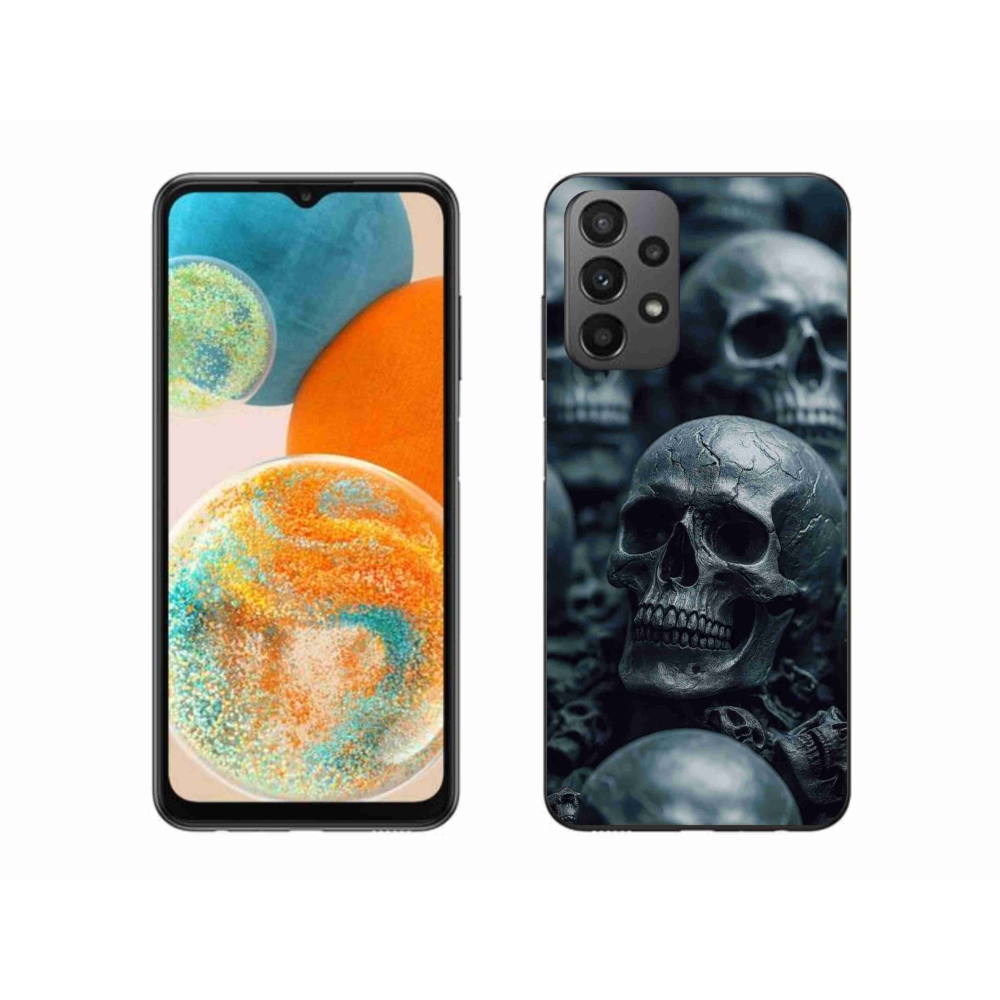 Gél védőburkolat mmCase Samsung Galaxy A23 4G/5G - koponya 2