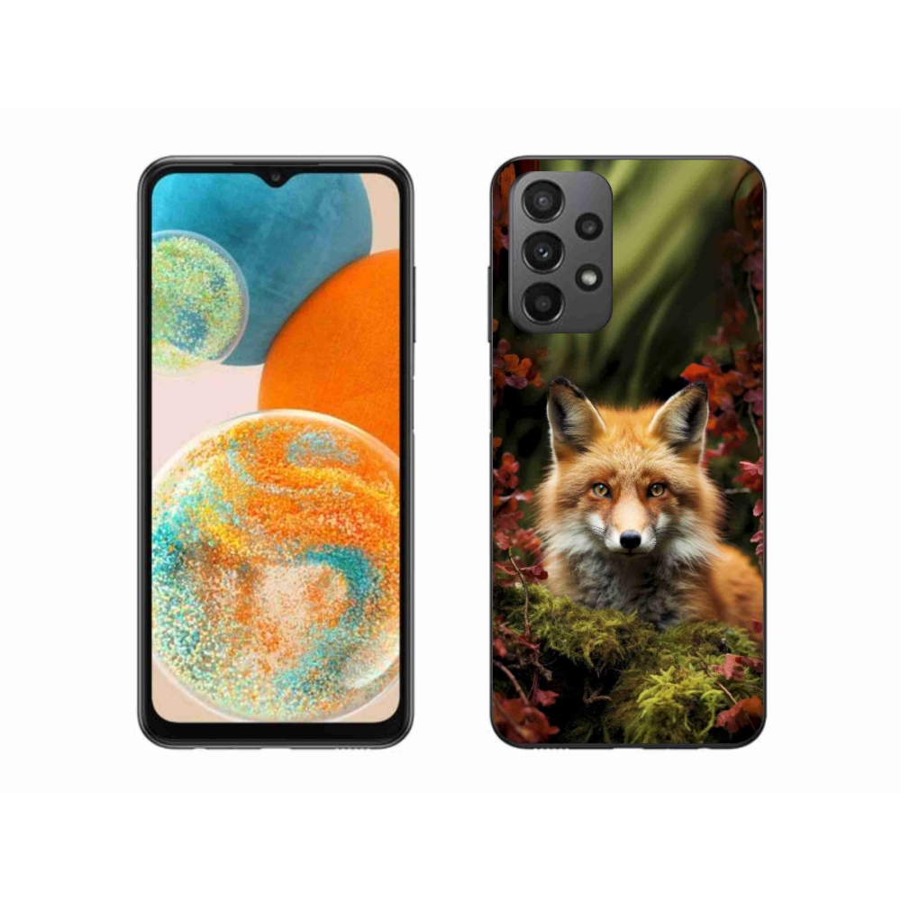 Zselés borítás mmCase Samsung Galaxy A23 4G/5G - róka az erdőben