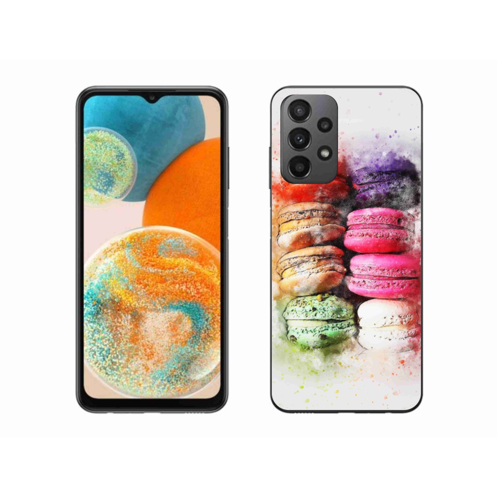 Zselés borítás mmCase Samsung Galaxy A23 4G/5G készülékhez - makaróni