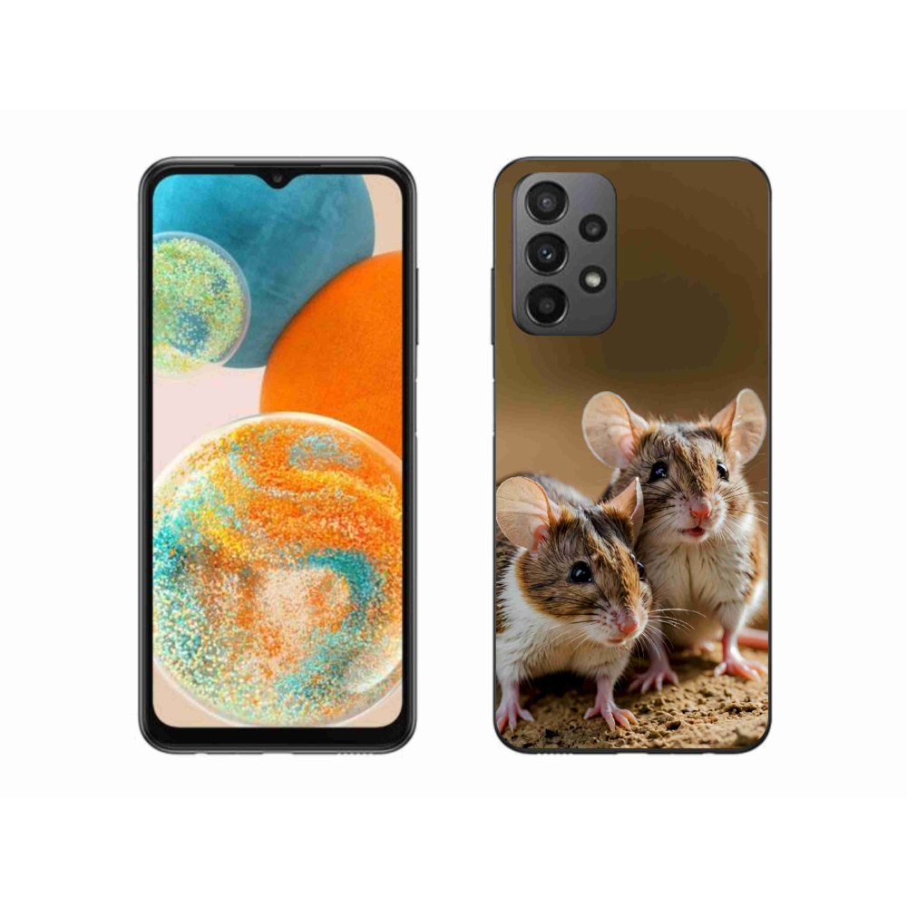 Gél borítás mmCase Samsung Galaxy A23 4G/5G - egér duóhoz